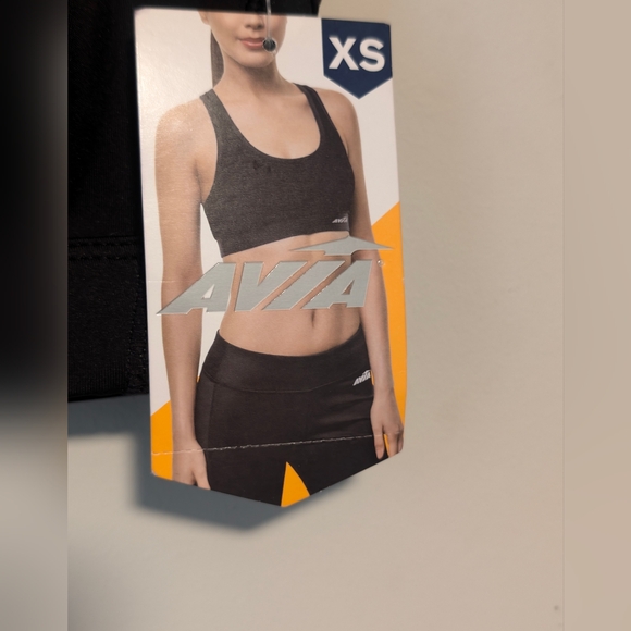 NWT Avia Racerback Mesh Back Medium Spandex Support Sports Bra Size X-Small 0-2 - Picture 4 of 12
